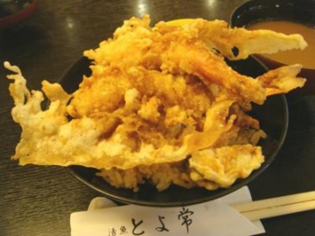 特上天丼_お食事処 とよ常本店