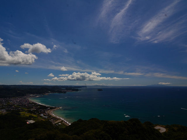 鋸山から。_鋸山