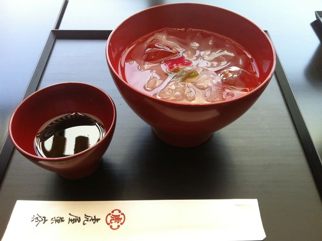 さっぱりしていて美味しかったです。_虎屋菓寮 京都店