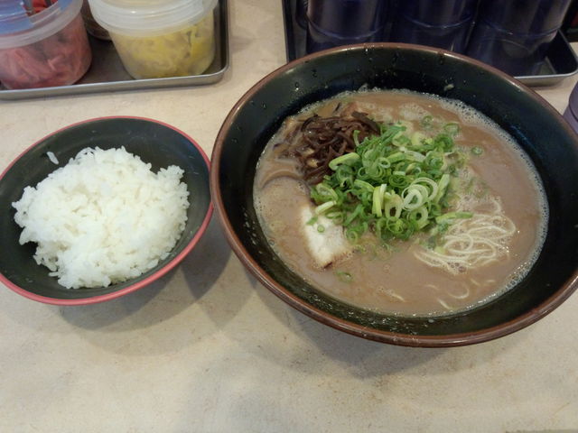 こってり豚骨&ライス_豚骨やたい 九州雄
