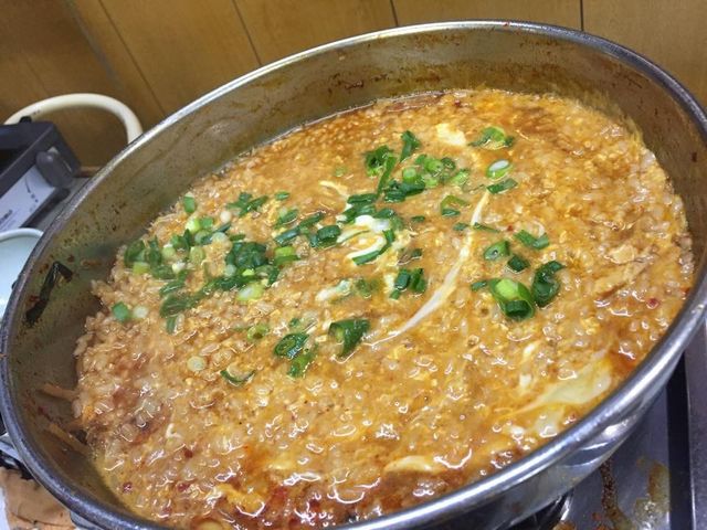 〆の雑炊_たつ屋