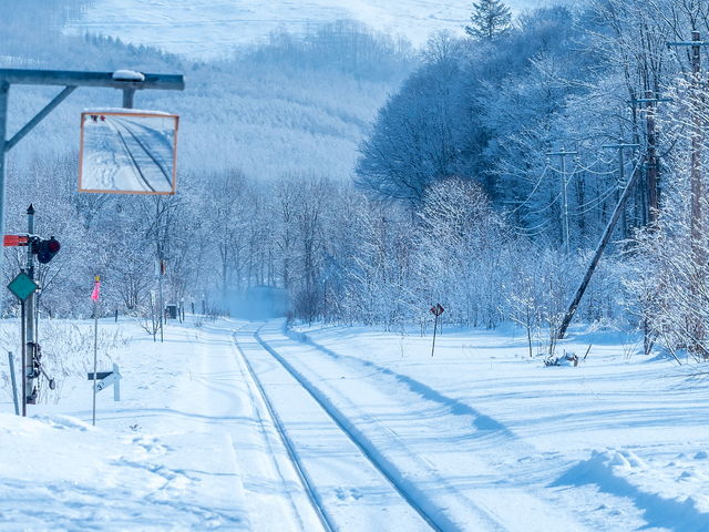 富良野方面に向かうキハはエンディングシーンですね。_映画「鉄道員」ロケ地
