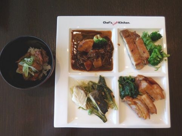 画像5:ライトミール(ローストビーフ丼等々)(2016.5撮影)_シェフズ ライブ キッチン