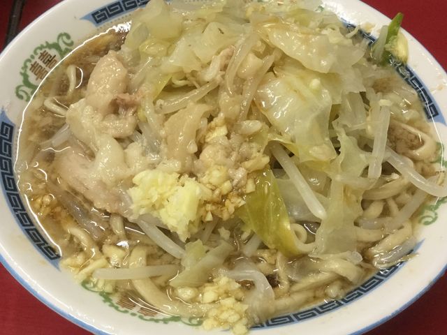 500円の小ラーメン_ラーメン二郎 目黒店