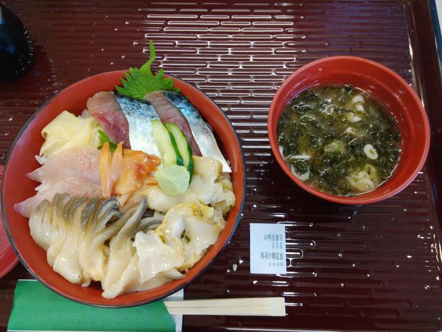 ある日の海鮮丼('16.6)_ふじ膳