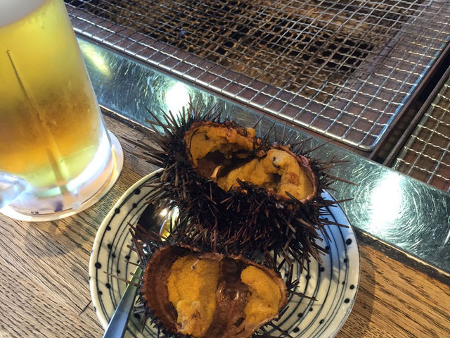 焼きウニなんと600円_海鮮処 かふか