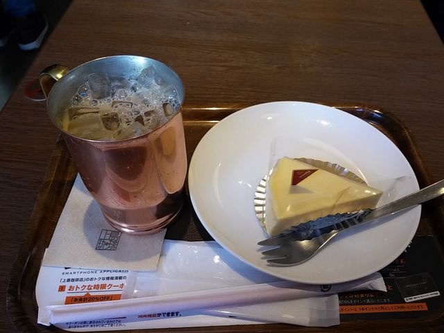 黒糖ミルクコーヒー チーズケーキ_上島珈琲店・仙台一番町店