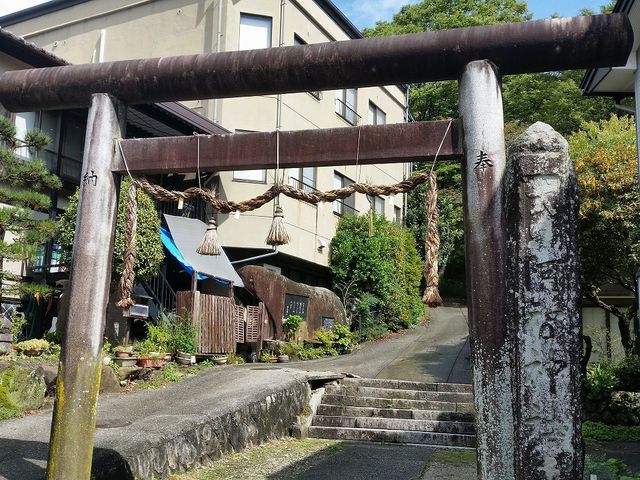 阿智神社鳥居_式内阿智神社