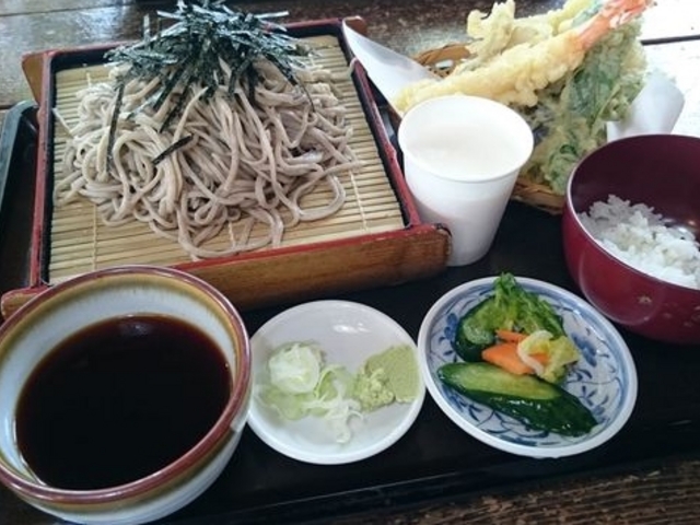 天ざるそばセット_JA茨城みずほ里美生産物直売所