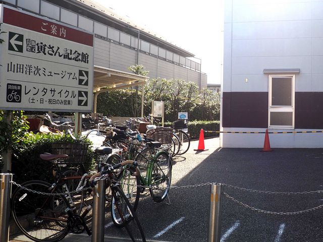 貸出場入り口_寅さん記念館レンタサイクルセンター