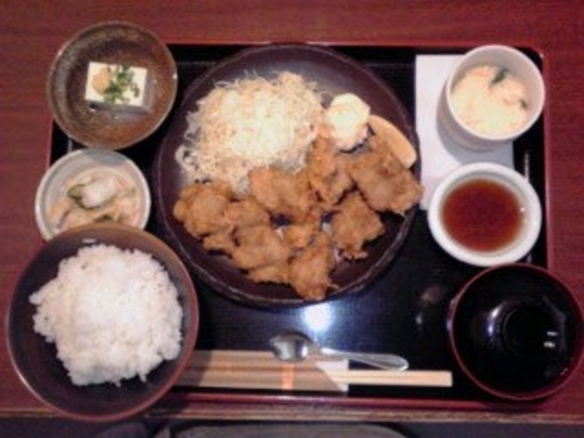 【昼】鶏唐揚げ御膳:790円+税8%_暖や 秋田大学病院前店