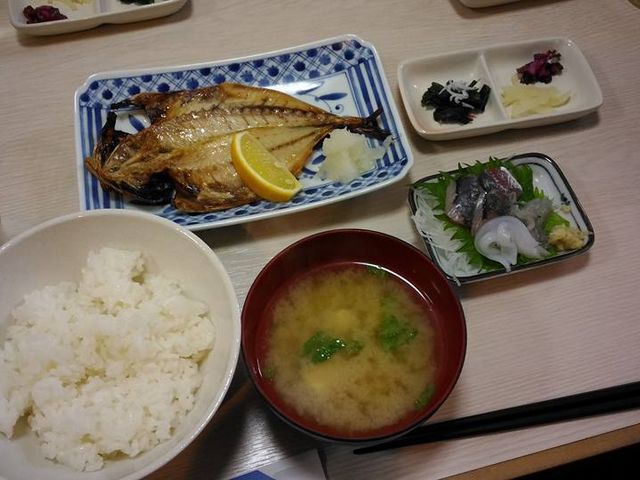 アジの開き定食_ルナ