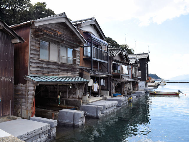 舟屋の町並み_舟屋の町並み
