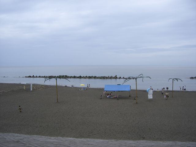 初日の朝_ところ常南ビーチ海水浴場