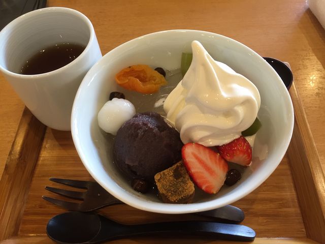 クリームあんみつ_成城 風月堂