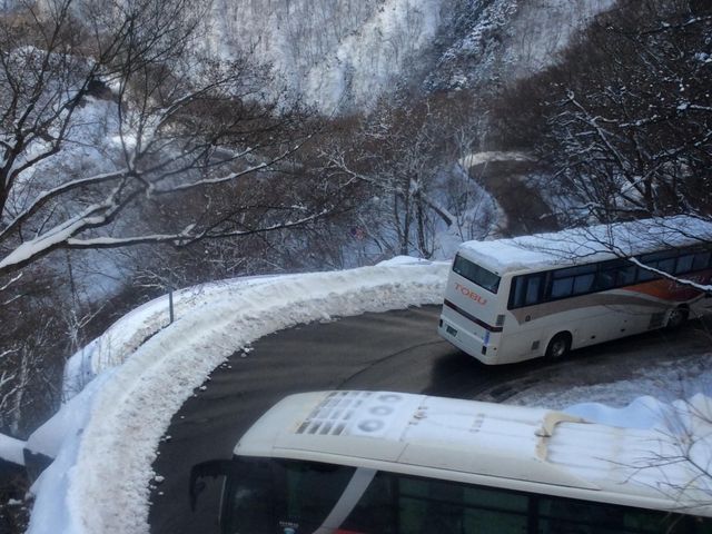 バスからの景色_いろは坂