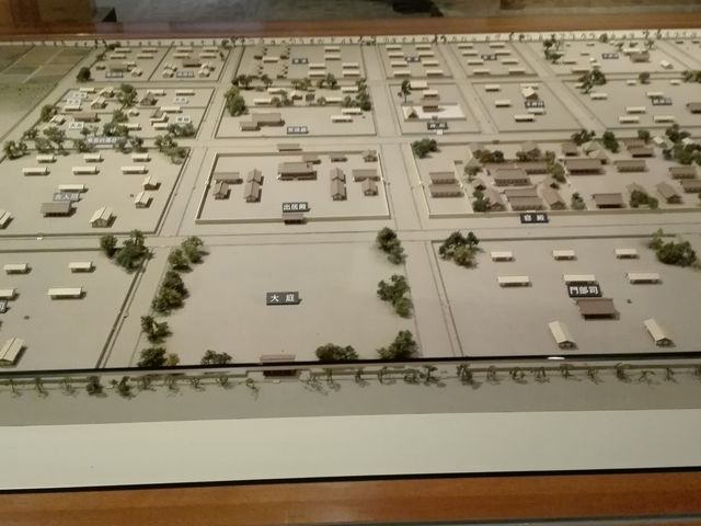 斎宮模型。これはいつきのみや歴史体験館にあったものです。_斎宮跡