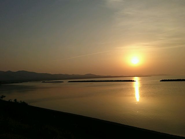 陸奥湾の夕日_浅虫温泉