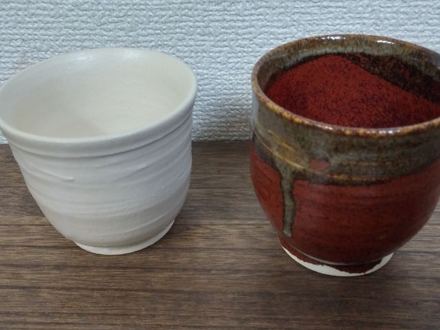 キレイな湯呑み出来ました。。_京都うずまさ工芸館 工芸ルーム