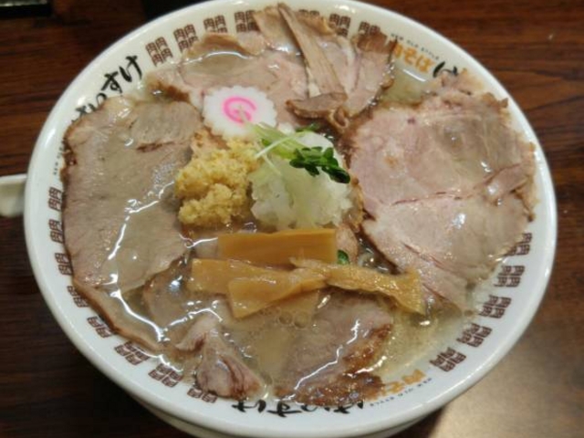 肉そばの塩。_NEW OLD STYLE 肉そば けいすけ
