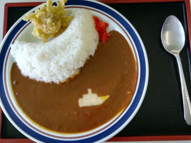 ダムカレー。_奥只見ターミナル