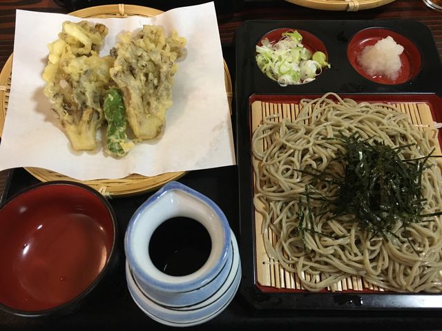 舞茸天ざる蕎麦_そば処一水
