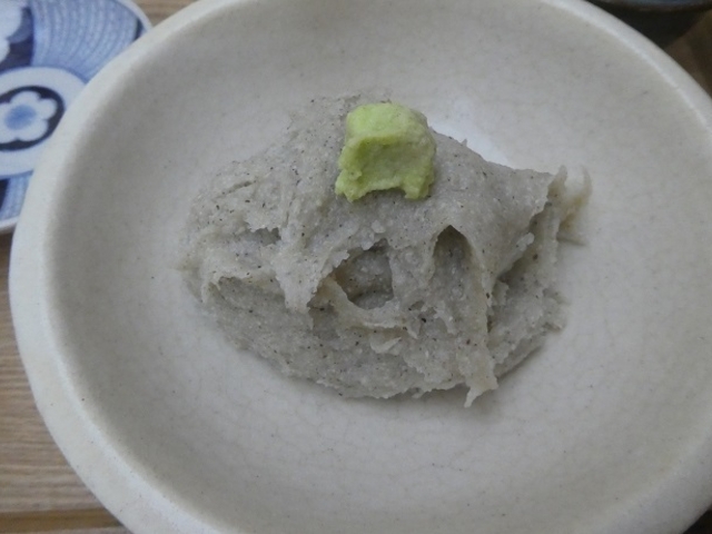 そばがきは限定10食です_仲佐