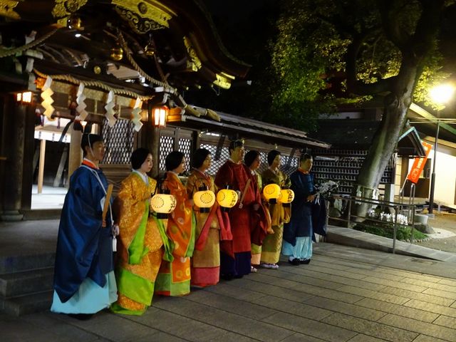 行事終了後の撮影_護王神社