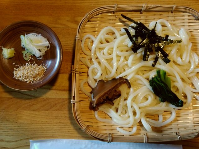 ざるうどん中盛_上州名物水沢うどん丹次亭