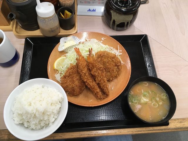 海老メンチ定食_かつや足立江北店