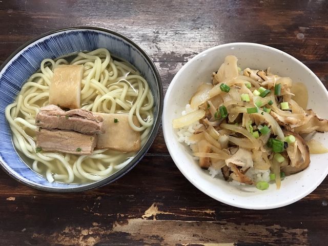宮古そばとカーキダコ丼_大神島