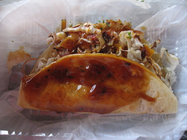 一銭焼き120円・卵1個入ってます!!_一銭屋本家 大阪天満宮店
