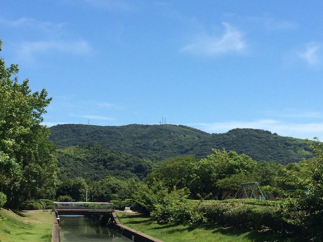 水島緑地…ライフパーク倉敷より_ライフパーク倉敷 科学センター
