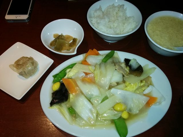 八宝菜定食_美華園 新橋店