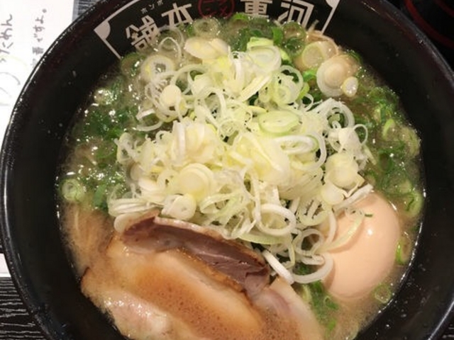 ネギラーメン_河童ラーメン押熊店