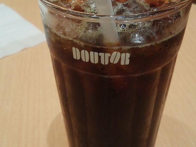 アイスコーヒーでゆっくり休憩できました_ドトールコーヒーショップ 天六店(GOURMET COFFEE DOUTOR)