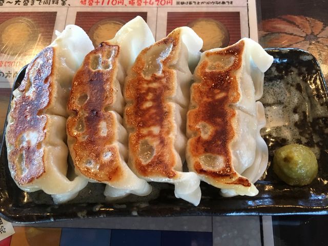 焼き餃子(柚子胡椒添え)_三ツ矢堂製麺 川越店