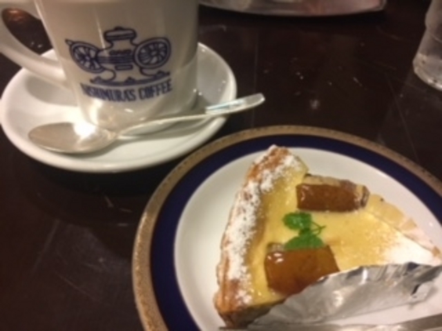 栗と洋梨のタルト_神戸にしむら珈琲店 三宮店