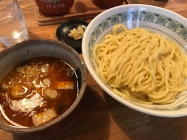 辛味つけめん中盛(あつ)_つけ麺屋 やすべえ 練馬店