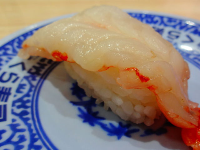 赤えび(一貫)_無添くら寿司 松戸二十世紀ヶ丘店