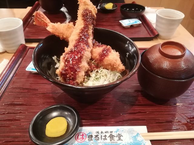 海老天丼_まるは食堂 チカマチラウンジ店