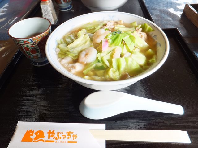 季節限定メニュー:ちゃんぽん_島ヶ原温泉 やぶっちゃ 里山料理 どんど