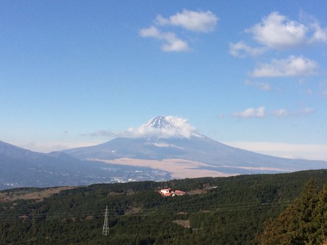 富士山も綺麗に見えます_山中城跡