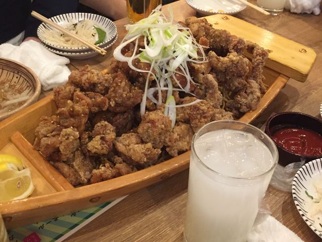唐揚げの船盛り_大衆酒場 ちばチャン 秋葉原中央通り店
