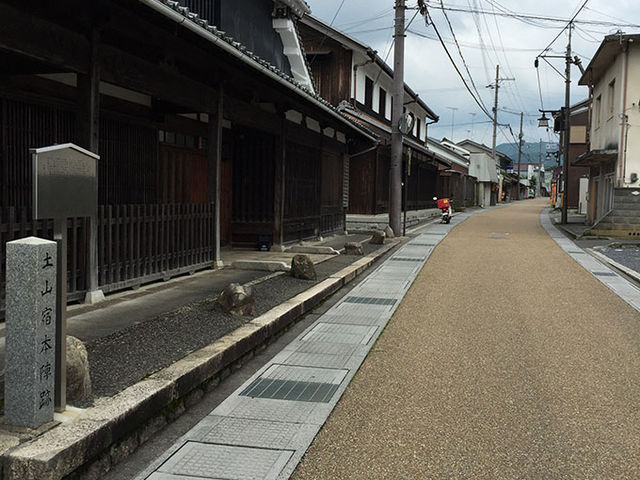 ひときわ立派な本陣跡_土山宿本陣跡