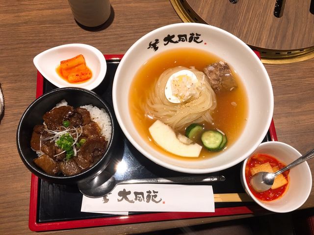 冷麺セット_焼肉・冷麺 大同苑 仙台泉中央店