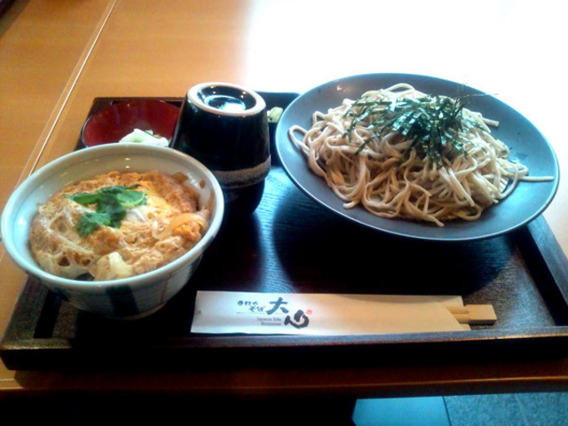 かつ丼セットランチ_大山そば店