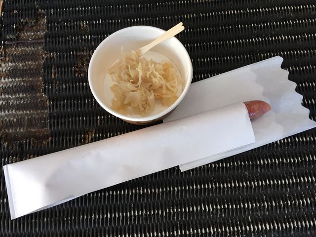 ソーセージとザワークラウトです。_Mio Casalo 川越 蔵のまち店