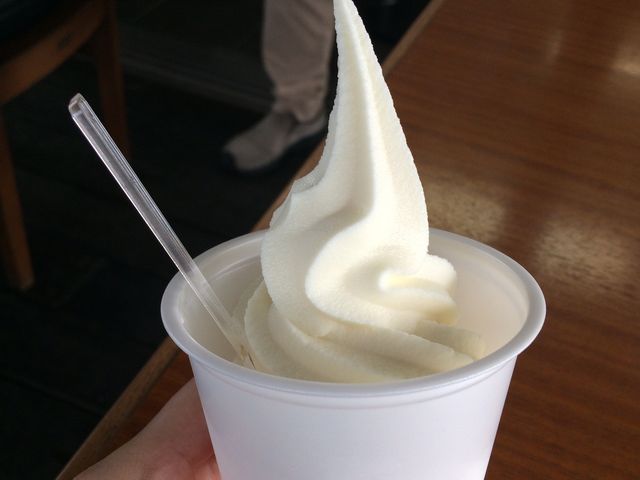 豆腐ソフト_豆腐厨房 日高楡木店