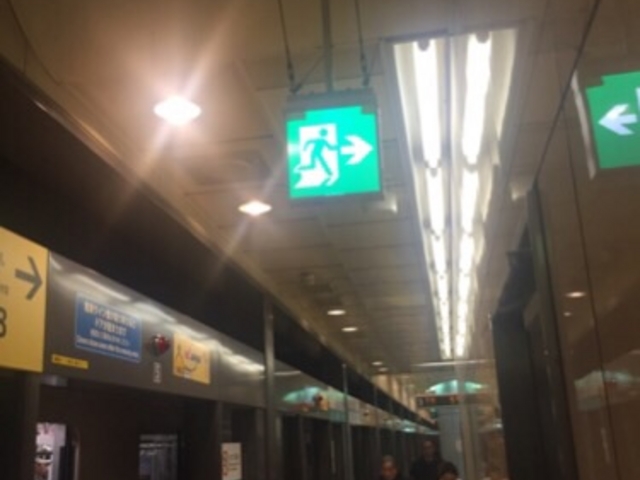 少し暗い印象です。_東京メトロ南北線後楽園駅